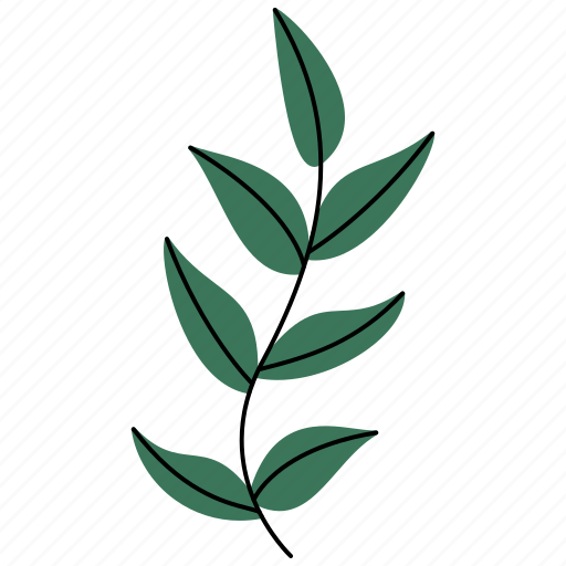 Leaf, plant, green, rustic icon - Download on Iconfinder