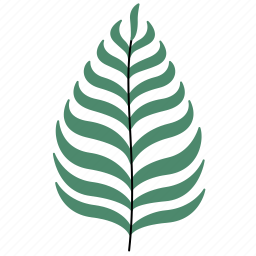 Leaf, tropical, plant, green icon - Download on Iconfinder