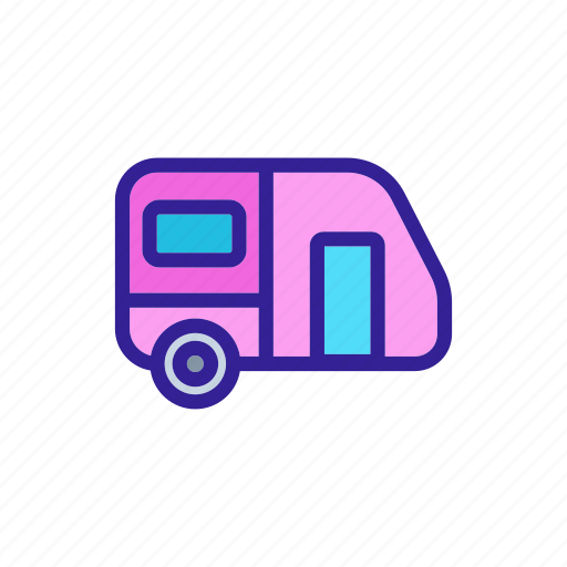 Cars, contour, drawing, furniture, house, rv icon - Download on Iconfinder