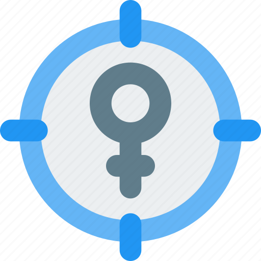 Female, target, seo, marketing icon - Download on Iconfinder