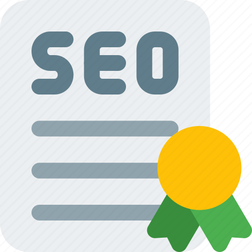 Seo, certificated, web, badge icon - Download on Iconfinder