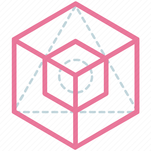 Icosahedron, line, creative, design, shape, triangle icon - Download on Iconfinder