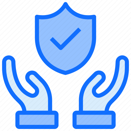Protect, successfully, safe, shield, hand icon - Download on Iconfinder