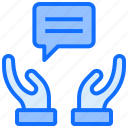 message, talk, dialog, safe, chat, hand