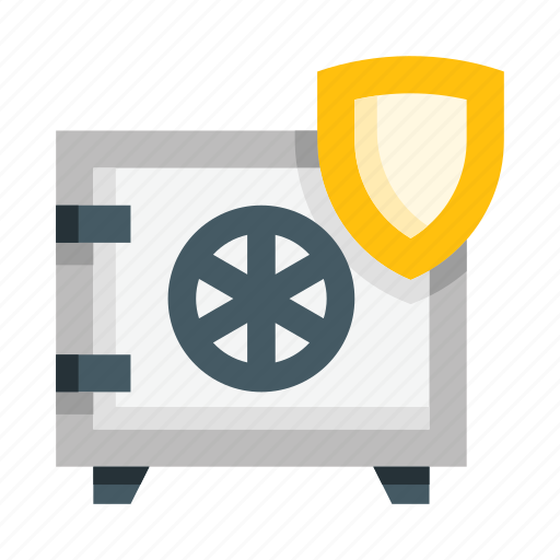 Safe, protection, storage, bank vault, deposit box, safe deposit, bank icon - Download on Iconfinder