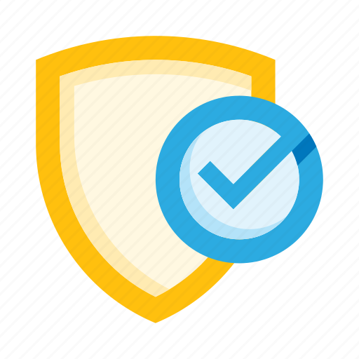 Safe, security, protection, shield, check, verification, approved icon - Download on Iconfinder