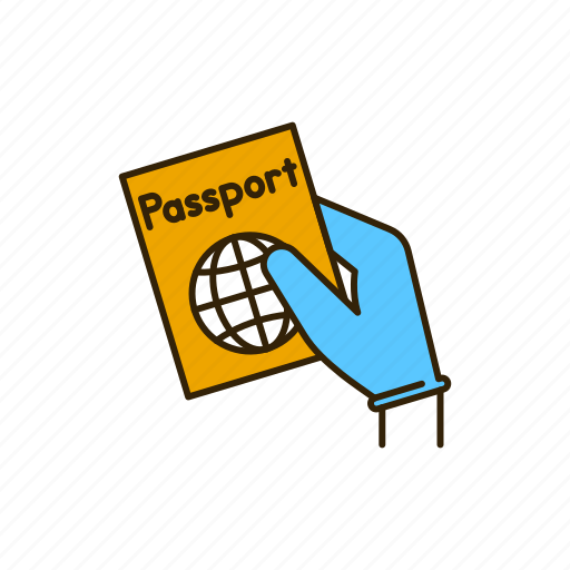 Hand, passport, safe, travel icon - Download on Iconfinder