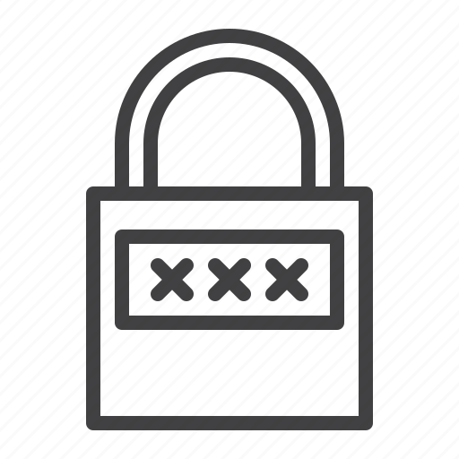 Padlock, password, code, safety icon - Download on Iconfinder