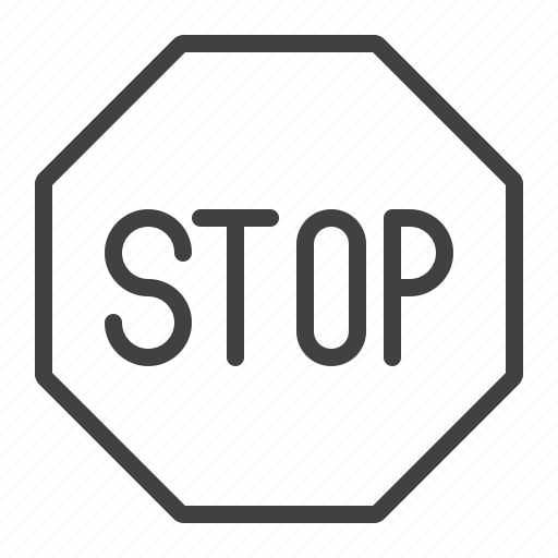 Road, stop, traffic, safety icon - Download on Iconfinder