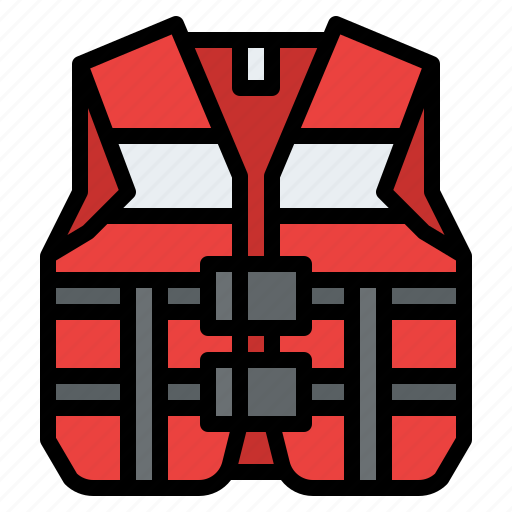 Boat, jacket, life, safety, sea icon - Download on Iconfinder