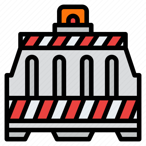 Barrier, block, road, safety, traffic icon - Download on Iconfinder