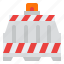 barrier, block, road, safety, traffic 