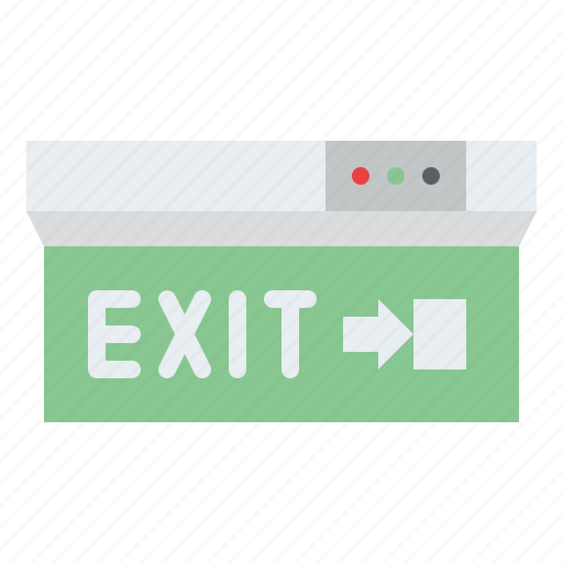 Door, exit, safety, sign icon - Download on Iconfinder