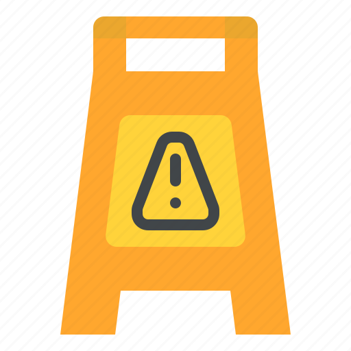 Block, floor, safety, warning, wet icon - Download on Iconfinder