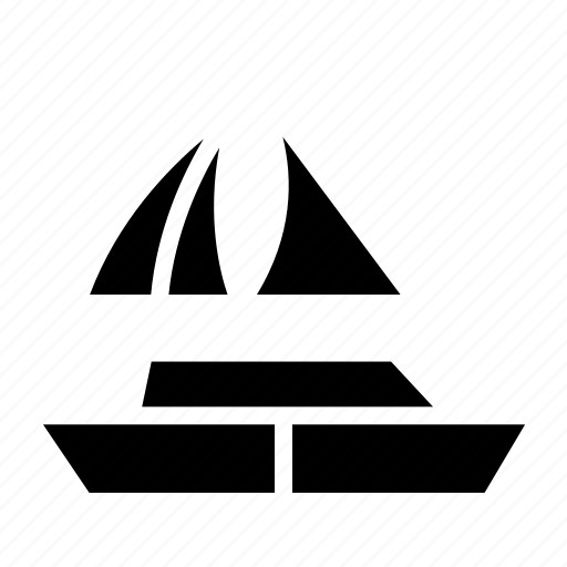 Sailboat, yacht, sail, sailing, boat, travel, ocean icon - Download on Iconfinder