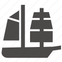 brigantine, marine, military, passenger, sailing, ship, transport 
