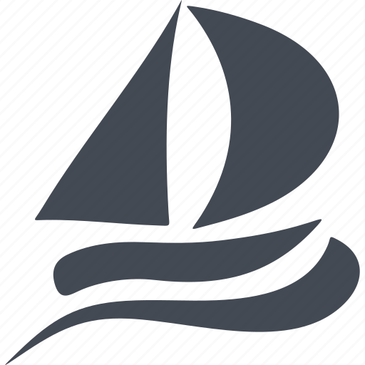 Boat, sail, sea, speed, wave, wind icon - Download on Iconfinder