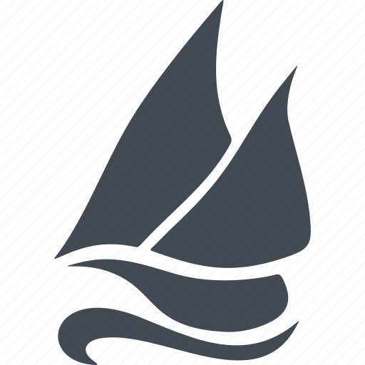 Boat, sail, sea, speed, wave, wind icon - Download on Iconfinder