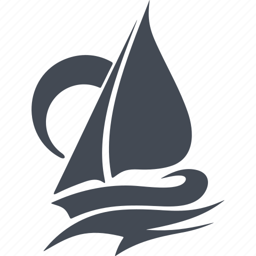 Boat, sail, sea, speed, storm, wave, wind icon - Download on Iconfinder
