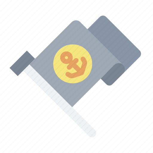 Bandit, flag, marker, pirates, pointer icon - Download on Iconfinder