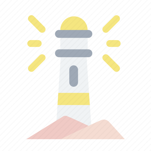 Beach, lighthouse, ocean, sea, water icon - Download on Iconfinder