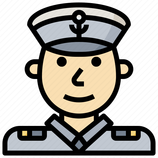 Avatar, captain, man, people, profile, transportation, user icon - Download on Iconfinder