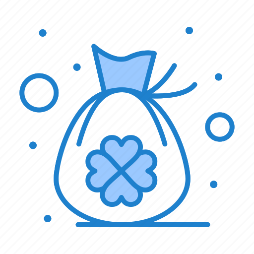Bag, clover, luck icon - Download on Iconfinder