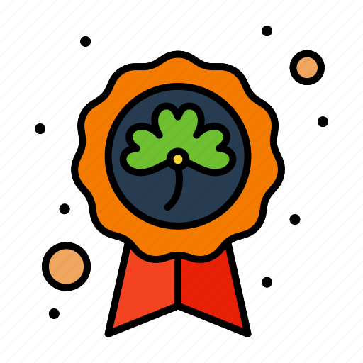 Badge, day, leaf, patrick, saint icon - Download on Iconfinder