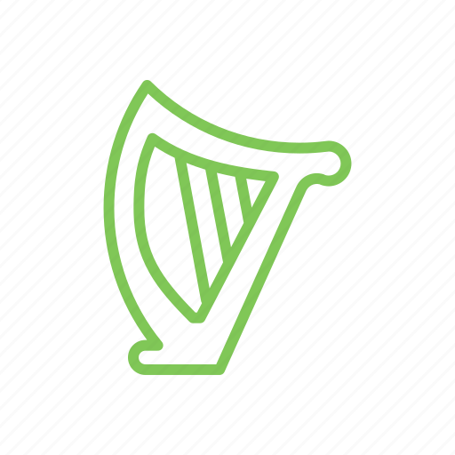 Harp, irish, music, saint patrick icon - Download on Iconfinder