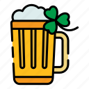 beer, drink, alcohol, beverage, wine, glass, shamrock, saint patrick, irish