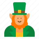 leprechaun, irish, man, green, saint patrick, shamrock, ireland, event, patrick