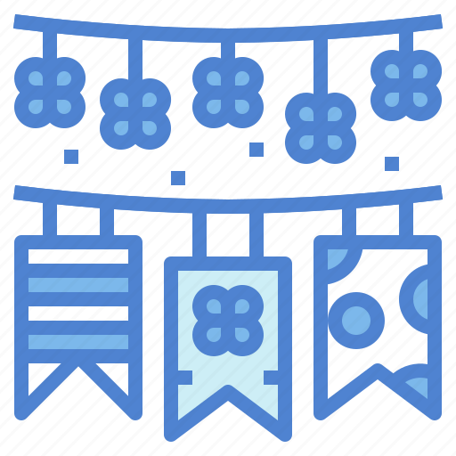 Celebration, flag, garland, party icon - Download on Iconfinder
