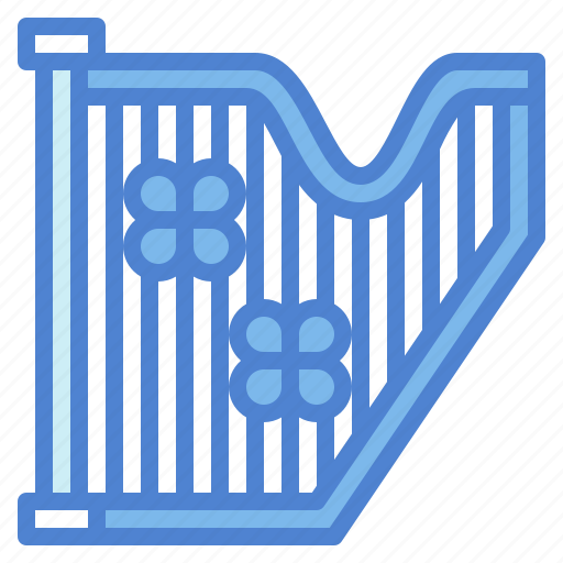 Harp, multimedia, music, orchestra icon - Download on Iconfinder