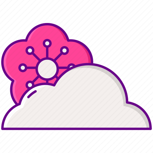 Blossom, forecast, weather, cloud icon - Download on Iconfinder