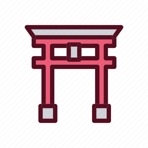 Blossom, festival, japan, sakura, toriigate icon - Download on Iconfinder