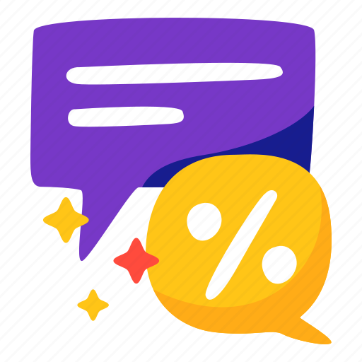 Bubble, chat, discount, sale, price icon - Download on Iconfinder