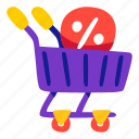 stroller, supermarket, discount, price, tag, offer