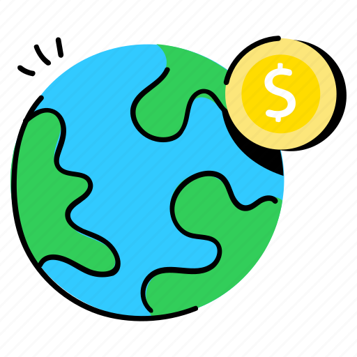 Global money, global sale, international sale, worldwide sale, international money sticker - Download on Iconfinder