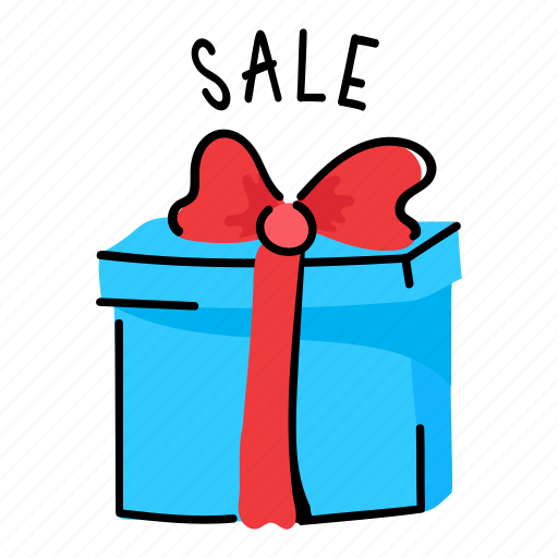 Gift sale, gift box, present, surprise, shopping sale, loyalty gift sticker - Download on Iconfinder
