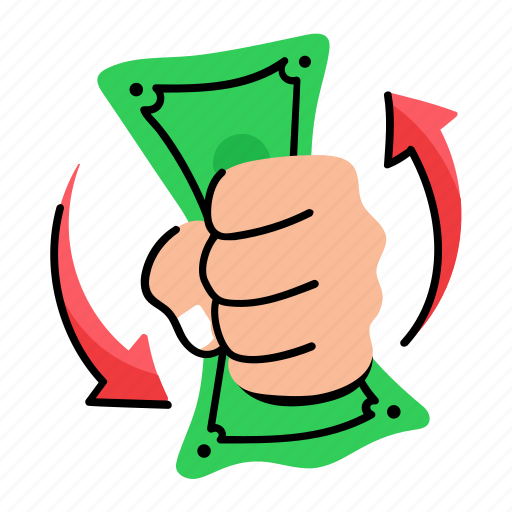 Money back, cash back, money return, cash return, payment return sticker - Download on Iconfinder