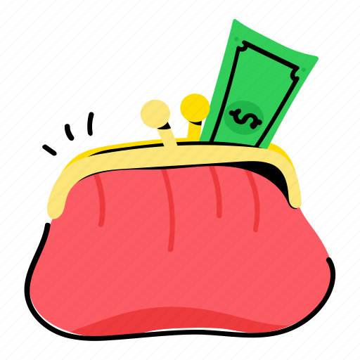 Money sack, money bag, money back, money return, cash return sticker - Download on Iconfinder