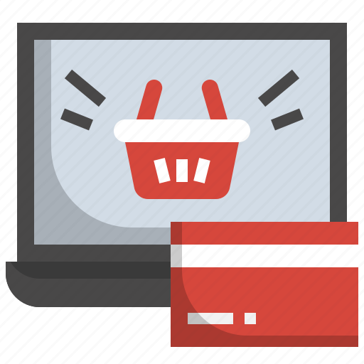 Payment, online, shopping, laptop, credit, cart icon - Download on Iconfinder