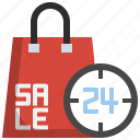 stopwatch, clock, shopping, sale, time, discount