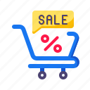 shopping cart, sale, shopping, cart, discount, percentage, offer, sales, percent, price