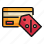 credit, card, shopping, discount, shop, payment, sale icon 