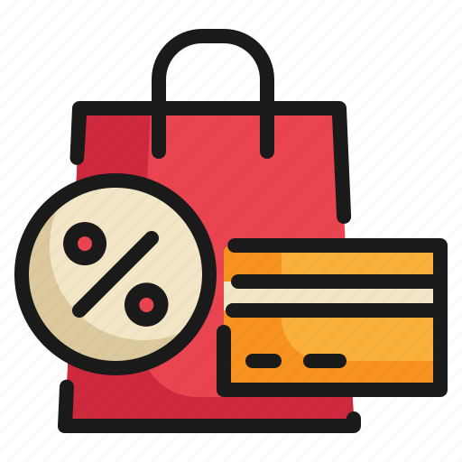 Discount, shopping, credit, card, shop, bag, sale icon icon - Download on Iconfinder