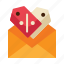 advertising, discount, envelope, message, email, sale icon 