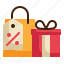 bag, box, discount, shopping, shop, sale icon 