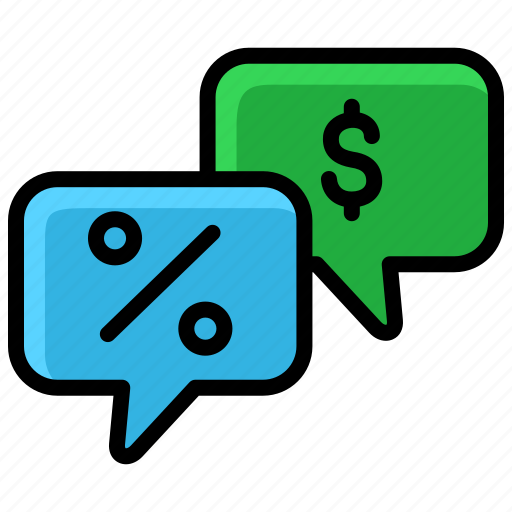 Chat, discount, offer, percent, sale, sales icon - Download on Iconfinder