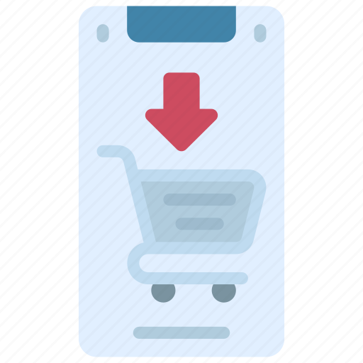 Add, to, cart, mobile, trolley icon - Download on Iconfinder